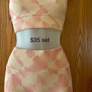 vs crop /legging set